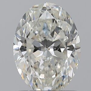 1.2 carat, H colour, SI1 clarity, Oval shape, Natural Diamond.