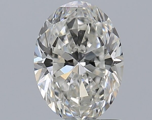 1.2 carat, H colour, SI1 clarity, Oval shape, Natural Diamond.