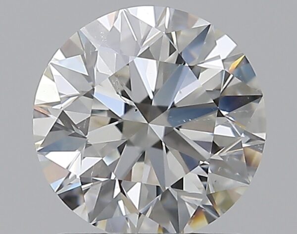 1.03 carat, E colour, SI1 clarity, Round shape, Natural Diamond.