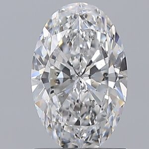 1.3 carat, D colour, SI1 clarity, Oval shape, Natural Diamond.