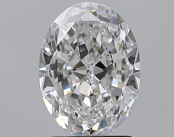 2 carat, D colour, VS2 clarity, Oval shape, Natural Diamond.