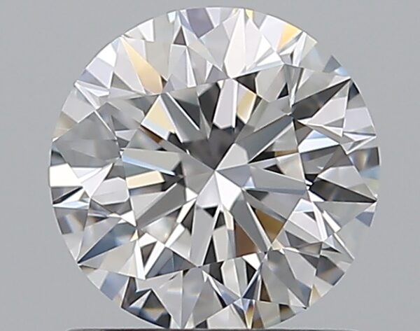 1 carat, E colour, VVS2 clarity, Round shape, Natural Diamond.