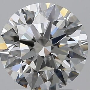1.51 carat, H colour, SI1 clarity, Round shape, Natural Diamond.