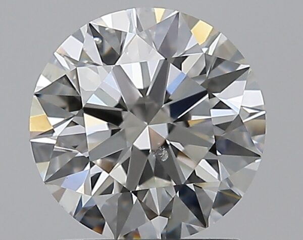 1.51 carat, H colour, SI1 clarity, Round shape, Natural Diamond.