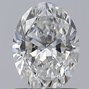 1 carat, E colour, VVS2 clarity, Oval shape, Natural Diamond.