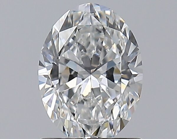 1 carat, E colour, VVS2 clarity, Oval shape, Natural Diamond.