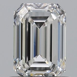 1.03 carat, E colour, IF clarity, Emerald shape, Natural Diamond.