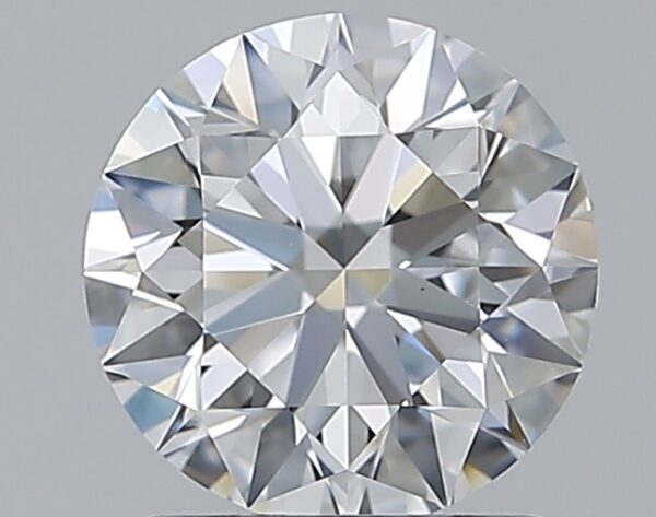 1.29 carat, D colour, VS1 clarity, Round shape, Natural Diamond.