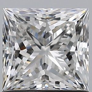 1.12 carat, F colour, VS2 clarity, Princess shape, Natural Diamond.