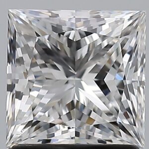 1.51 carat, D colour, SI1 clarity, Princess shape, Natural Diamond.