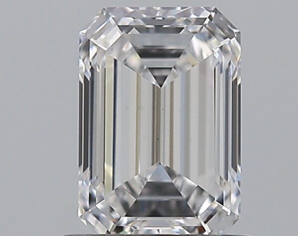 1 carat, D colour, VS1 clarity, Emerald shape, Natural Diamond.