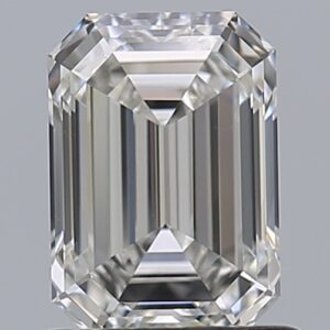 1.01 carat, F colour, VS1 clarity, Emerald shape, Natural Diamond.