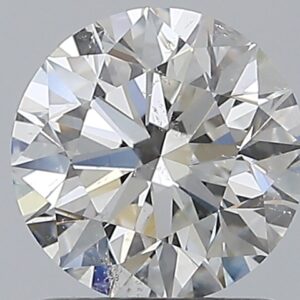 1.21 carat, G colour, SI2 clarity, Round shape, Natural Diamond.