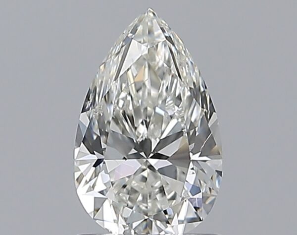 1 carat, H colour, SI2 clarity, Pear shape, Natural Diamond.
