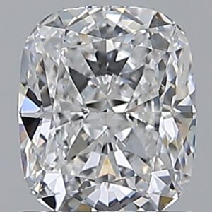 1.02 carat, D colour, VVS2 clarity, Cushion shape, Natural Diamond.