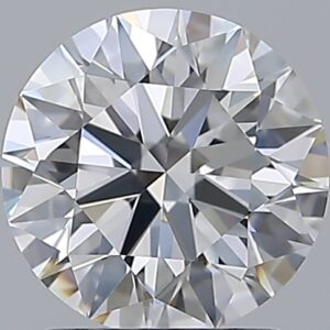 1.62 carat, D colour, VVS2 clarity, Round shape, Natural Diamond.