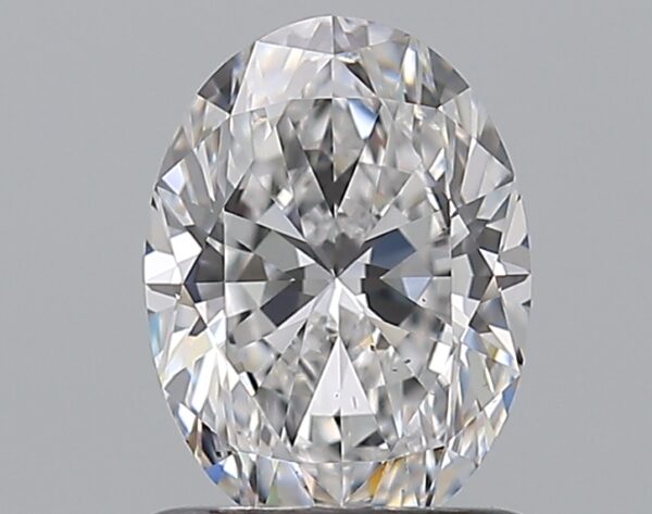 1.01 carat, D colour, SI1 clarity, Oval shape, Natural Diamond.