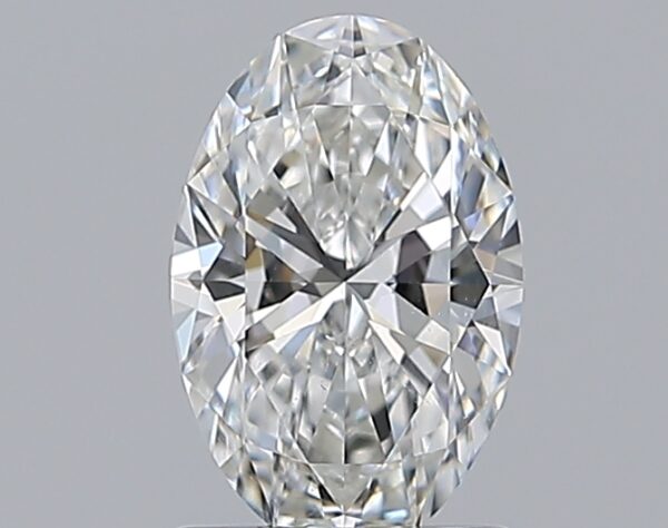 1.01 carat, F colour, SI1 clarity, Oval shape, Natural Diamond.