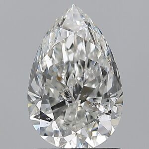 1.5 carat, G colour, SI2 clarity, Pear shape, Natural Diamond.