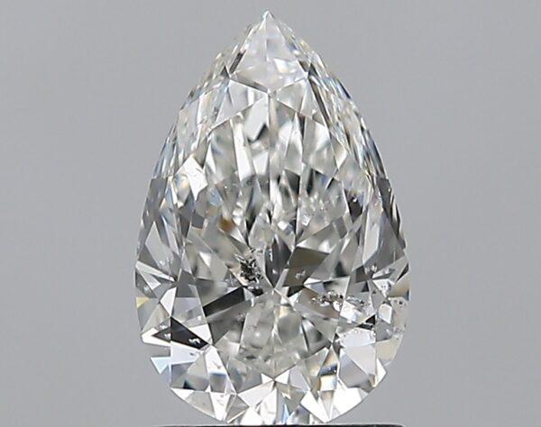 1.5 carat, G colour, SI2 clarity, Pear shape, Natural Diamond.