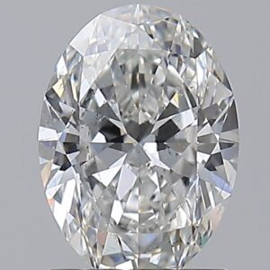 1.21 carat, F colour, SI1 clarity, Oval shape, Natural Diamond.