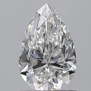 1.01 carat, E colour, SI1 clarity, Pear shape, Natural Diamond.