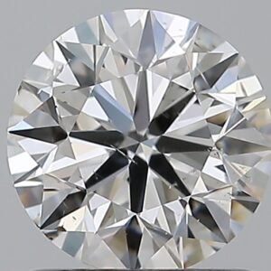 1.01 carat, G colour, SI2 clarity, Round shape, Natural Diamond.