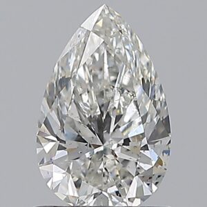 1.01 carat, G colour, SI2 clarity, Pear shape, Natural Diamond.