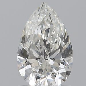 1.01 carat, H colour, SI2 clarity, Pear shape, Natural Diamond.