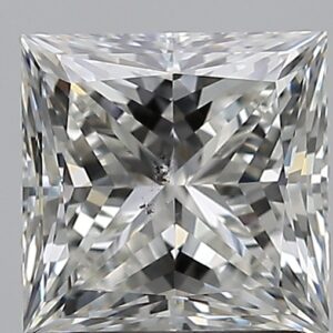 1.51 carat, H colour, SI2 clarity, Princess shape, Natural Diamond.