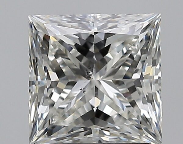 1.51 carat, H colour, SI2 clarity, Princess shape, Natural Diamond.