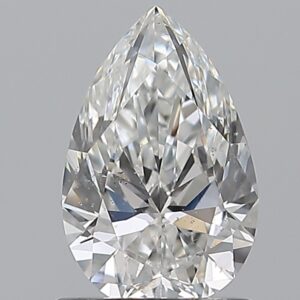 1 carat, F colour, SI2 clarity, Pear shape, Natural Diamond.