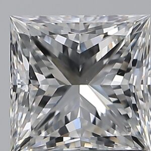 1.01 carat, F colour, VS2 clarity, Princess shape, Natural Diamond.