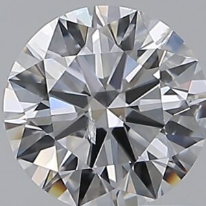 1.01 carat, D colour, SI2 clarity, Round shape, Natural Diamond.