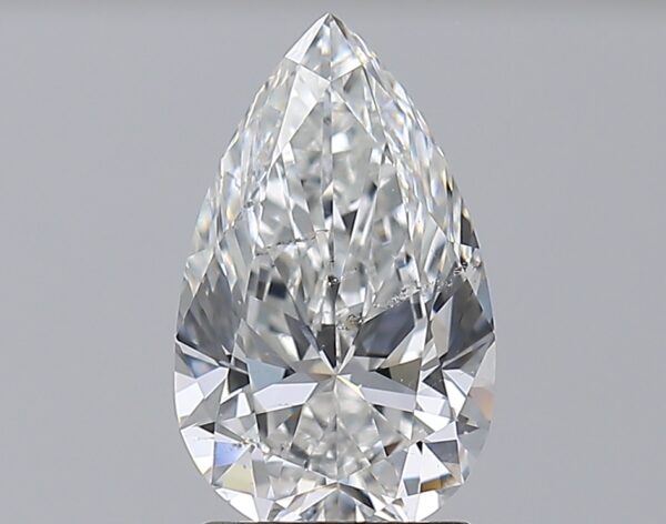 2.01 carat, F colour, SI2 clarity, Pear shape, Natural Diamond.
