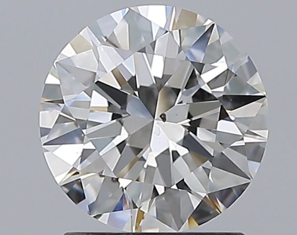 1.5 carat, F colour, SI1 clarity, Round shape, Natural Diamond.