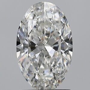 1.5 carat, H colour, SI1 clarity, Oval shape, Natural Diamond.