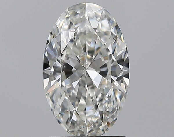 1.5 carat, H colour, SI1 clarity, Oval shape, Natural Diamond.