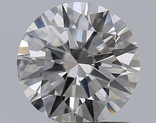 1 carat, F colour, SI1 clarity, Round shape, Natural Diamond.