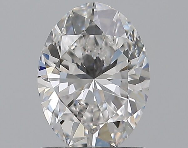 1 carat, E colour, SI1 clarity, Oval shape, Natural Diamond.