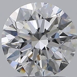 1.35 carat, E colour, VVS2 clarity, Round shape, Natural Diamond.
