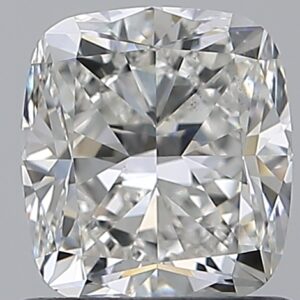 1.01 carat, H colour, SI1 clarity, Cushion shape, Natural Diamond.