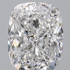 2.01 carat, D colour, VS1 clarity, Cushion shape, Natural Diamond.