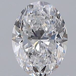 1 carat, D colour, VVS2 clarity, Oval shape, Natural Diamond.