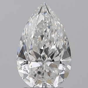2.01 carat, F colour, SI2 clarity, Pear shape, Natural Diamond.