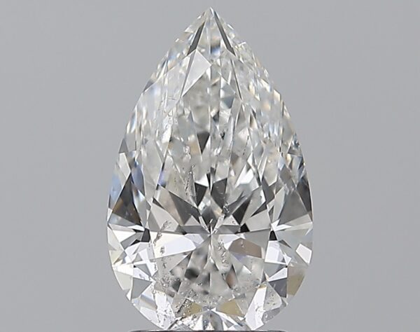 2.01 carat, F colour, SI2 clarity, Pear shape, Natural Diamond.