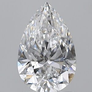 1.51 carat, D colour, SI2 clarity, Pear shape, Natural Diamond.