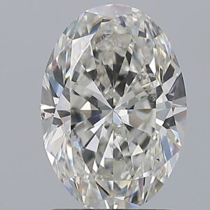 2 carat, H colour, SI1 clarity, Oval shape, Natural Diamond.