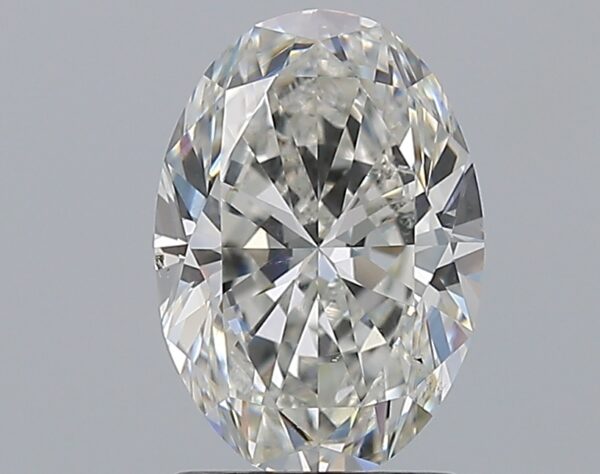2 carat, H colour, SI1 clarity, Oval shape, Natural Diamond.