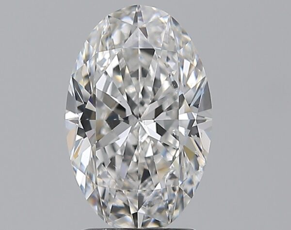 2.01 carat, E colour, SI1 clarity, Oval shape, Natural Diamond.
